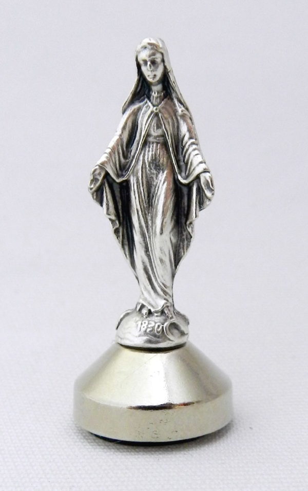 Statue métal- Vierge miraculeuse 5cm