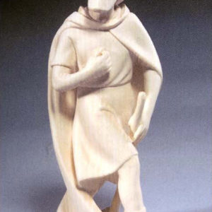Chamelier 9 cm bois naturel