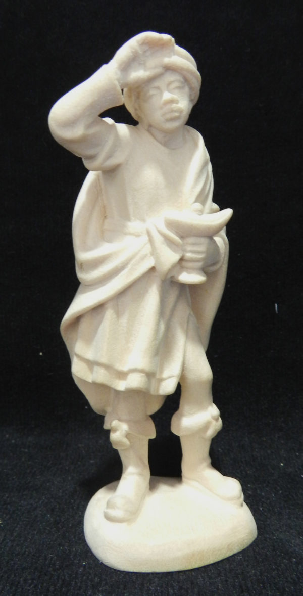 Roi Maure 13 cm bois naturel