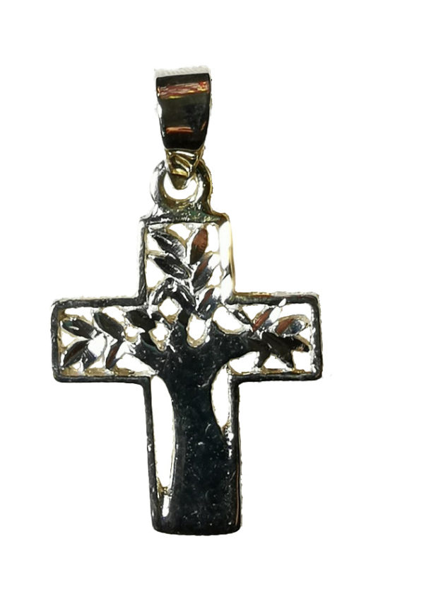 Croix en Argent 925 - ARBRE DE VIE  20mm