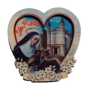 Coeur en Bois Aimanté STE RITA