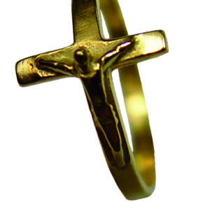 Bague en Plaqué Or Taille 68 - CHRIST