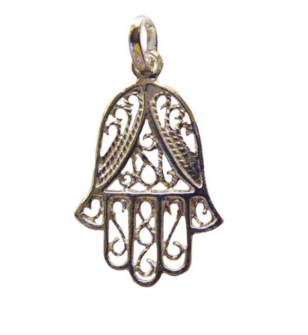 Pendentif en Argent 925 - MAIN DE FATMA FILIGRANE
