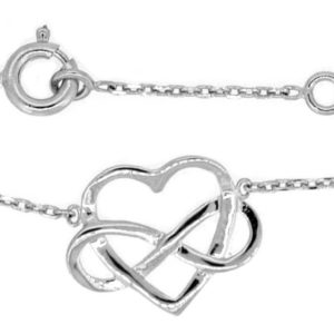 Bracelet en Argent 925 - COEUR INFINI
