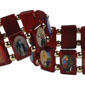 Bracelet en bois Moyen Modèle - 11 Apparitions Mariales