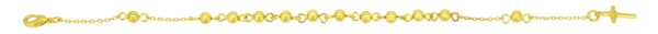 Bracelet en Plaqué Or - DIZAINIER + CROIX