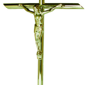 Crucifix sur Pied 12cm - LAITON