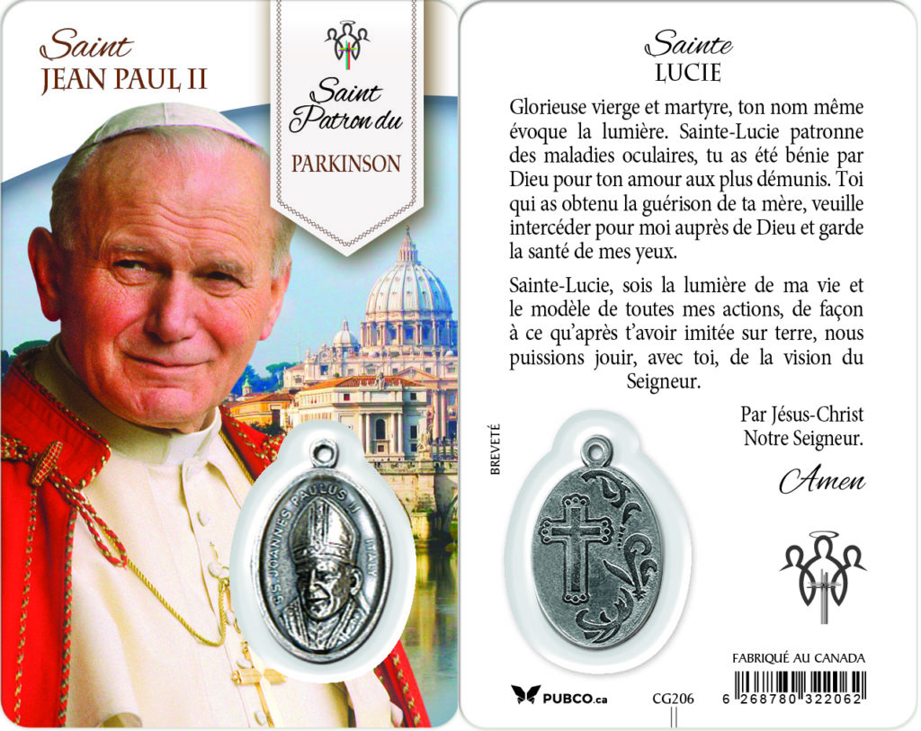 Priere à Jean Paul 2 Pour Obtenir Des Grâces Carte-prière Avec Insertion ST GUÉRISSEUR - ST JEAN PAUL II - La Providence