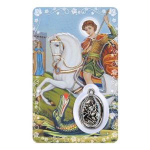 Carte-prière avec insertion ST GEORGES-espagnol