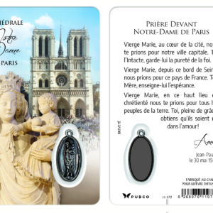 Carte-médaille ND de PARIS