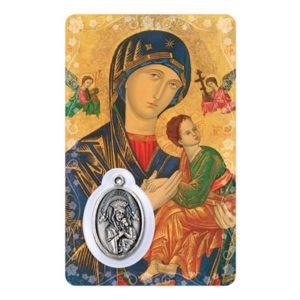 Carte-prière avec insertion ND PERPETUEL SECOURS-espagnol