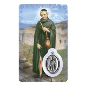 Carte-prière avec insertion ST PEREGRIN- allemand
