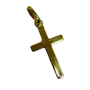 Croix en Plaqué Or 20mm - PLATE