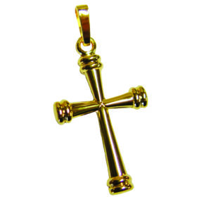 Croix en Plaqué Or 25mm - OURLEE