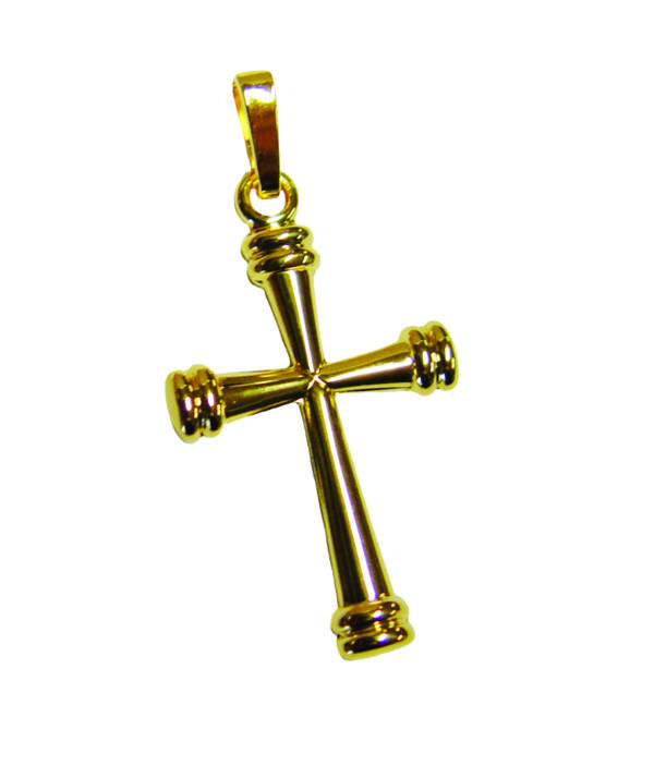 Croix en Plaqué Or 25mm - OURLEE