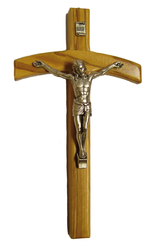 Crucifix en Bois Arc 17cm