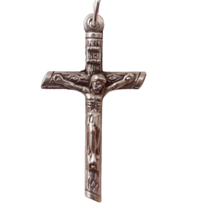 Croix en Métal Argenté 30mm