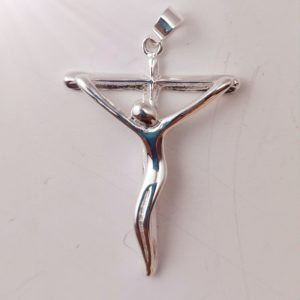 Croix en Argent 925 20X30mm CHRIST