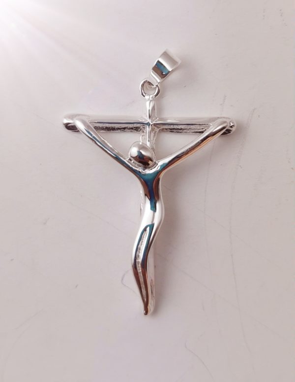 Croix en Argent 925 20X30mm CHRIST