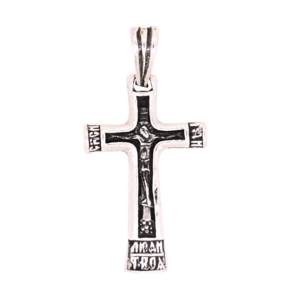 Croix Byzantine en Argent 925 18x24mm  - 2 FACES