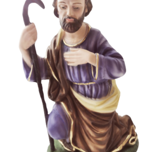 St Joseph plâtre polychrome  30cm