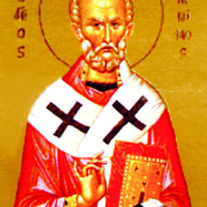Icône plate 10,5*13,5cm- SAINT NICOLAS