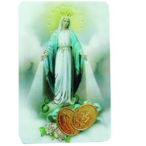 Carte Plastifiée + Poinçon + Prière 55x85cm - MIRACULEUSE