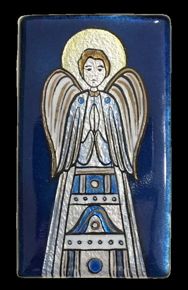 ANGE GARDIEN 9,5x5,5cm - EMAUX DU LIBAN