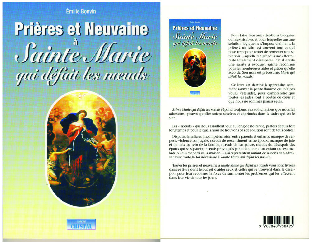 Prières Et Neuvaines à MARIE QUI DEFAIT LES NOEUDS La Providence Prières Et Neuvaines à MARIE QUI DEFAIT LES NOEUDS La Providence