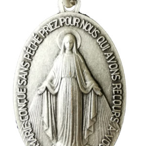 Médaille 33mm en Métal Argenté - MIRACULEUSE