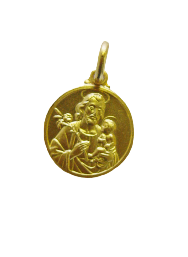 Médaille 16mm en Or 18 carats - JOSEPH