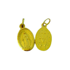Médaille 17mm en Plaqué Or - MIRACULEUSE