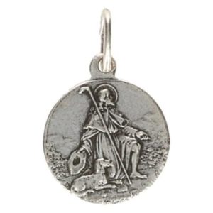 Médaille 14mm en Argent 925 - ST ROCH