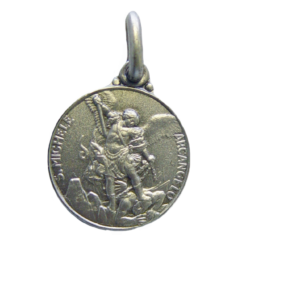 Médaille 14mm en Argent 925 - ST MICHEL
