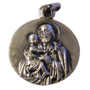Médaille 17mm en Argent 925 - ST JOSEPH