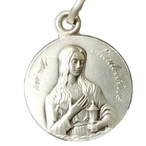 Médaille 18mm en Argent 925 - MARIE MADELEINE