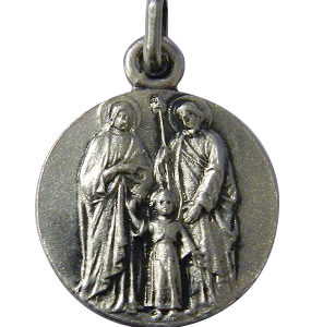 Médaille 18mm en Argent 925 - STE FAMILLE