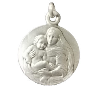 Médaille 18mm en Argent 925 - VIERGE REVILLON