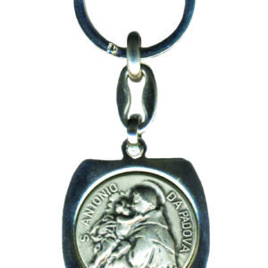 Porte-Clefs Tonneau en Métal Argenté - ANTOINE