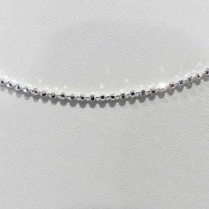 Chaîne en Argent 925 - 50cm- Maille PERLE