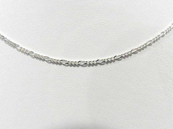 Chaîne en Argent 925 - 50cm- Maille INTERCALEE