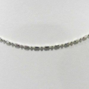 Chaîne en Argent 925 - 50cm - MAILLE BOUCHON