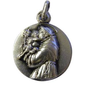 Médaille 17mm en Argent 925 - ST ANTOINE