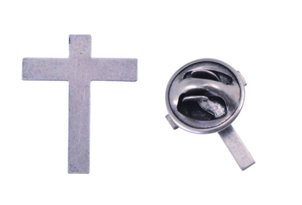 Pin's Croix Prêtre en Argent