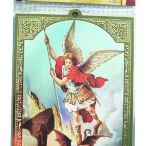Plaquette Dorée 10x14cm - ST MICHEL