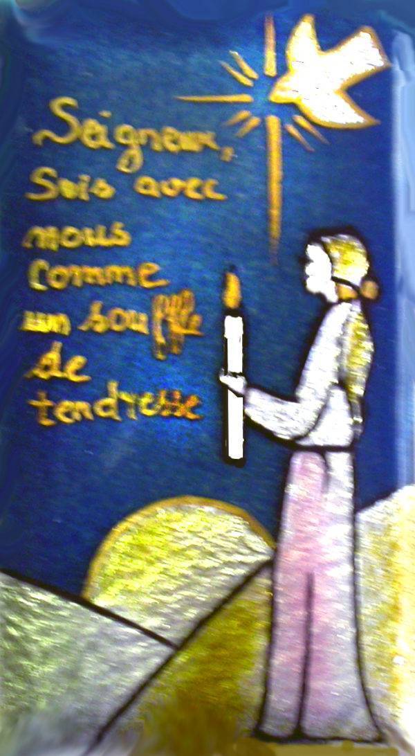 Flamme et foi fille 7X4cm - EMAUX DU LIBAN
