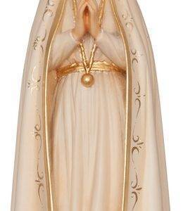 ND de Fatima en bois 16cm- COULEUR