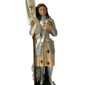 Statue en résine polychrome 25cm- JEANNE D'ARC