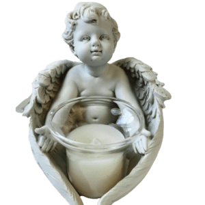 Statue en Résine 9cm - ANGE BOUGEOIR