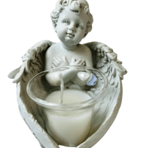 Statue en Résine 9cm - ANGE BOUGEOIR